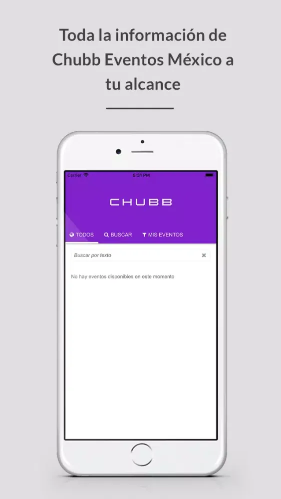 Chubb Eventos México स्क्रीनशॉट