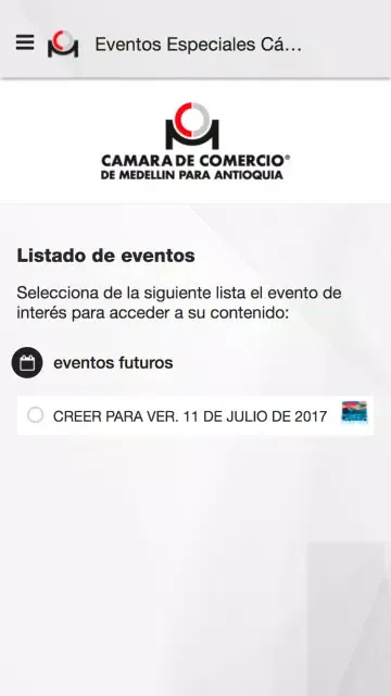 Eventos Especiales Cámara Ekran Görüntüleri