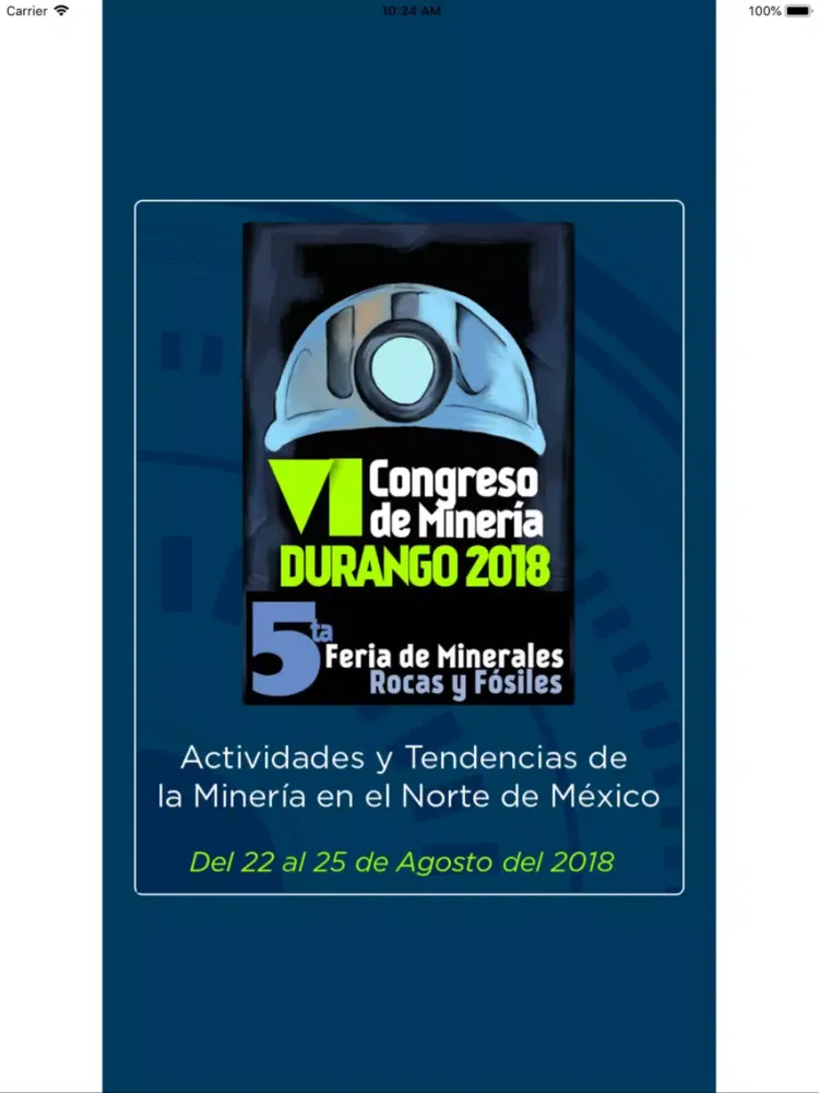 6º Congreso de Minería Durango iPad 應用截圖