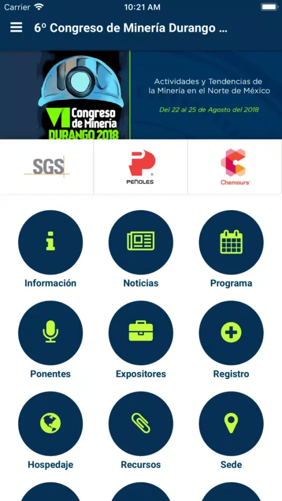 6º Congreso de Minería Durango應用截圖