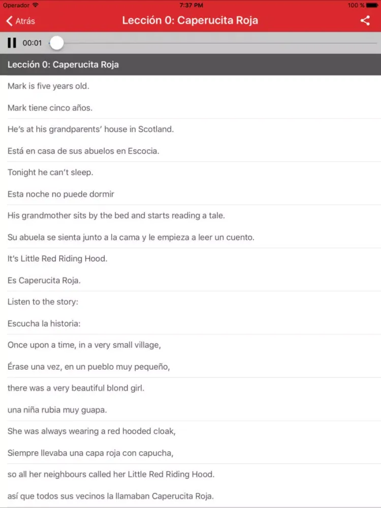 Capturas de tela do Listen&Learn - Aprende Inglés iPad 