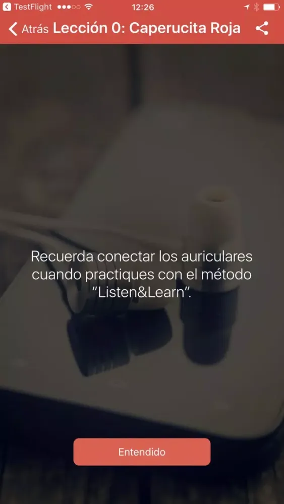Capturas de tela do Listen&Learn - Aprende Inglés