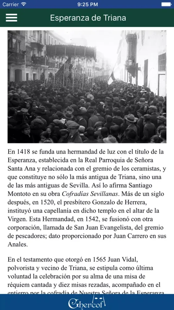 Hermandad Esperanza de Triana應用截圖