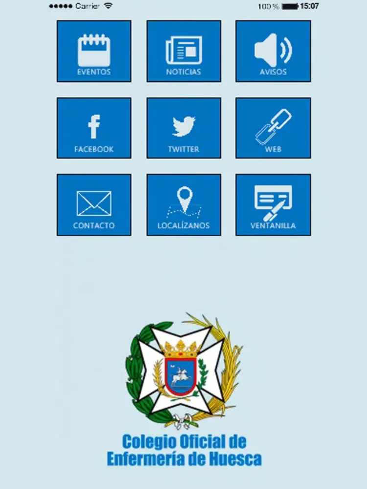 Colegio Enfermería de Huesca iPad  스크린샷