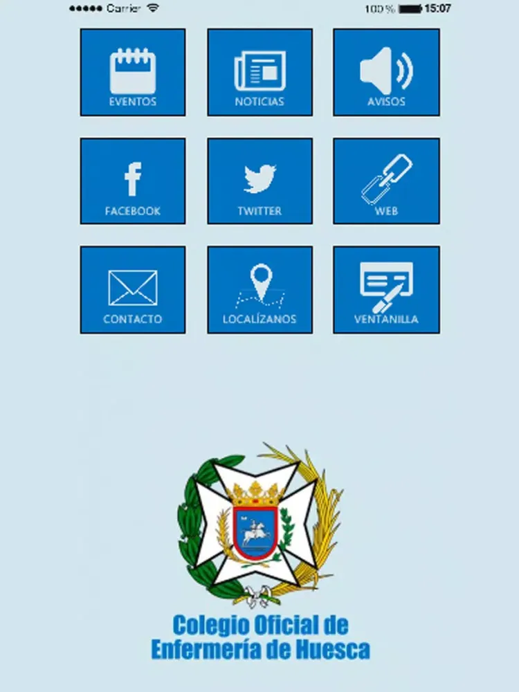Colegio Enfermería de Huesca iPad  스크린샷