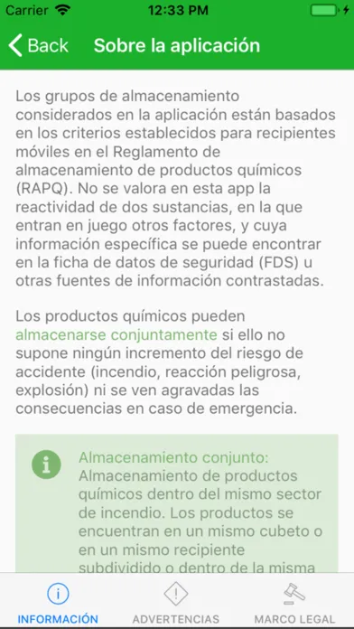 Almacén Productos Químicos سکرین شاٹس