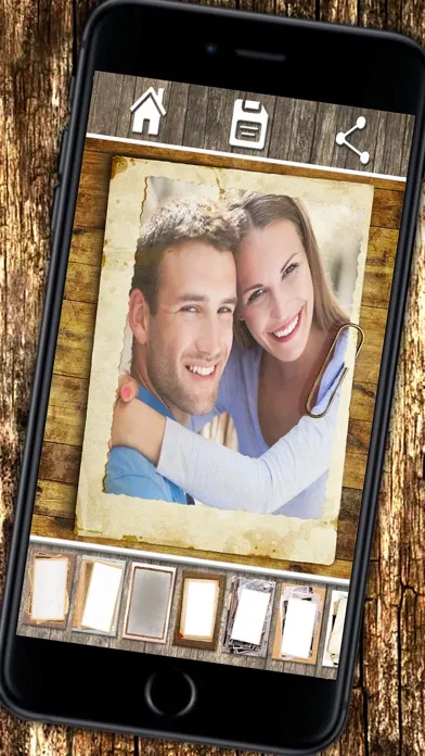 Ảnh chụp màn hình của Vintage photo frames - Photo editor for framing and create profiles