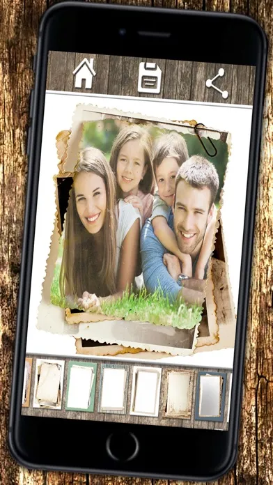 Ảnh chụp màn hình của Vintage photo frames - Photo editor for framing and create profiles