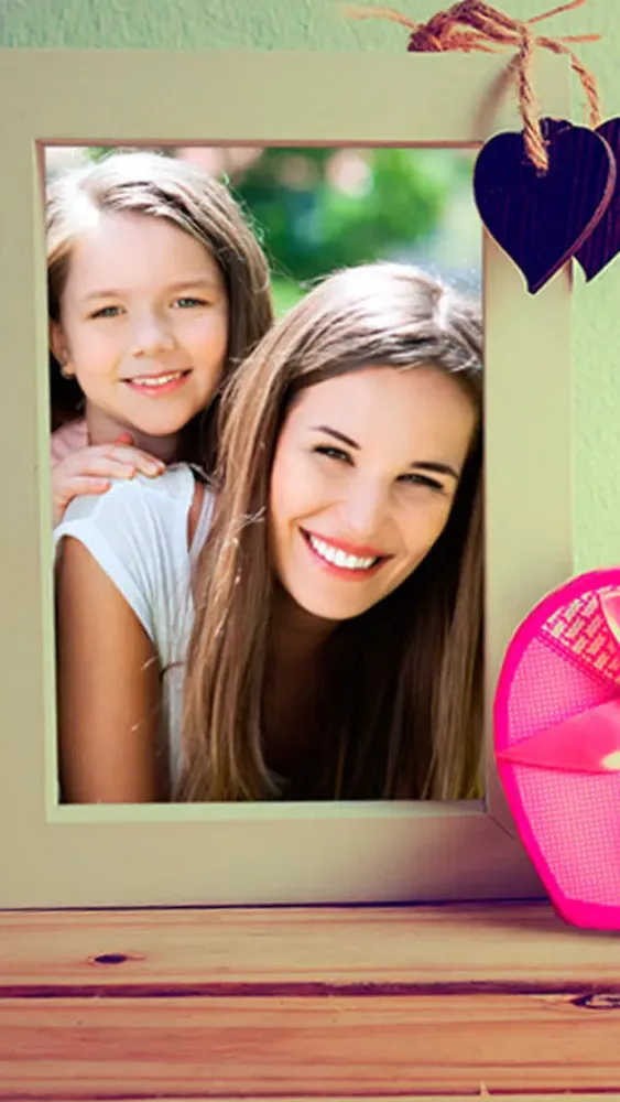 Tangkapan layar Mother’s day photo frames greeting cards - Premium