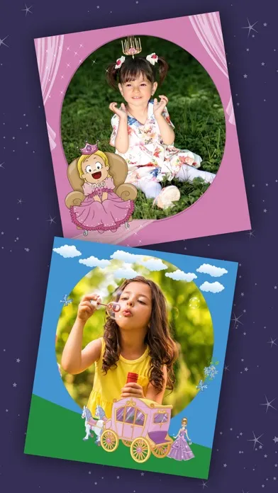 Princess frames for girls – kids photo album سکرین شاٹس