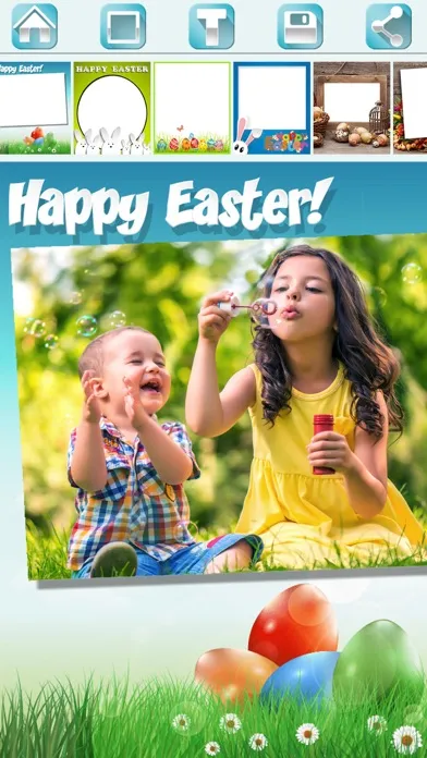 Happy Easter photo frames for album – Pic editor स्क्रीनशॉट