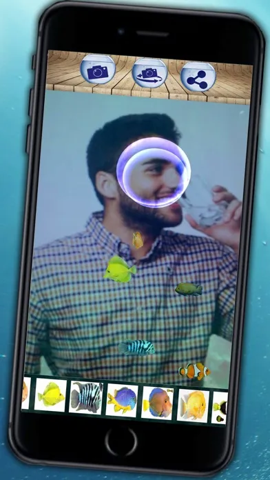 3D animated aquarium - moving fish tank and live wallpaper Screenshots