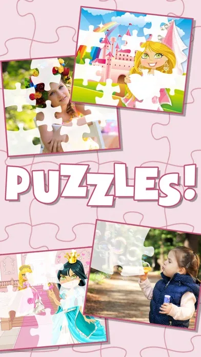 Princess Slide Magic Puzzle & Photos - Princesses Sliding Block Jigsaw Game 스크린샷