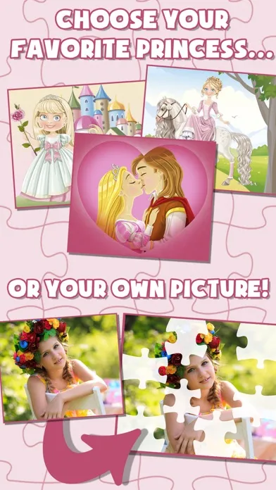 Princess Slide Magic Puzzle & Photos - Princesses Sliding Block Jigsaw Game 스크린샷