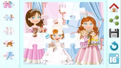 Princess Slide Magic Puzzle & Photos - Princesses Sliding Block Jigsaw Game 스크린샷
