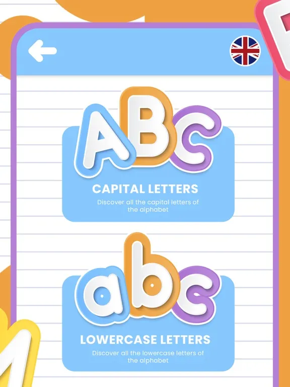 Learn the ABC Alphabet iPad  スクリーンショット
