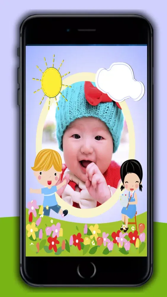 Photo frames for children with children's drawings - premium应用截图