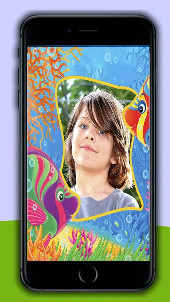 Photo frames for children with children's drawings - premium应用截图