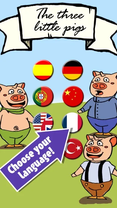 Your story with the Three Little Pigs – Interactive tales for kids应用截图