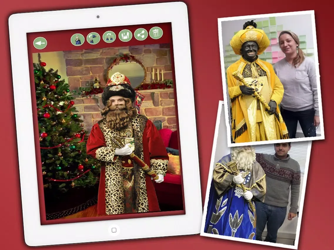 Capturas de pantalla de Your photo with the three wise men Premium iPad 
