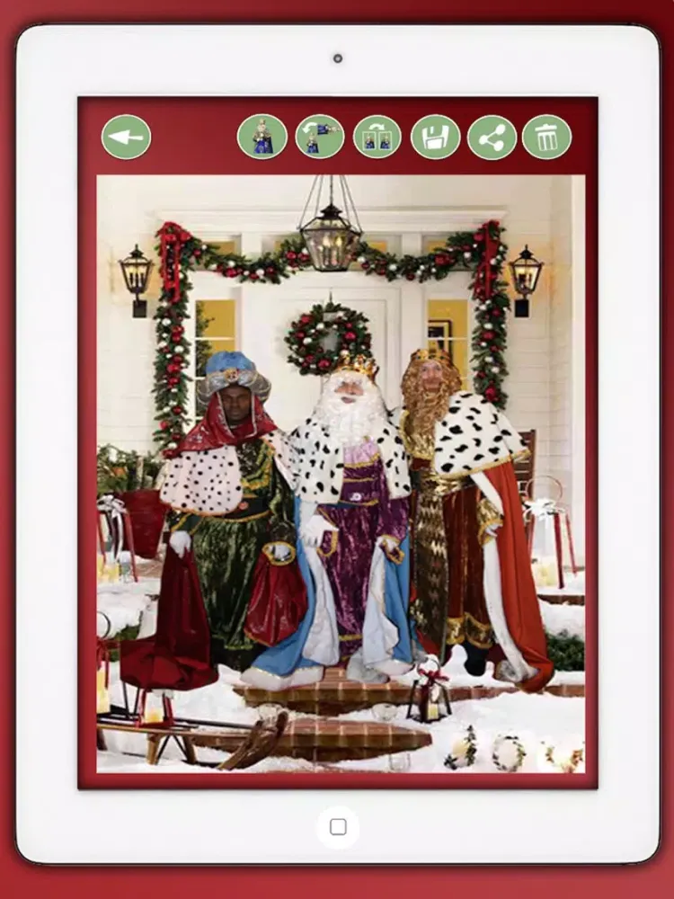 Capturas de pantalla de Your photo with the three wise men Premium iPad 
