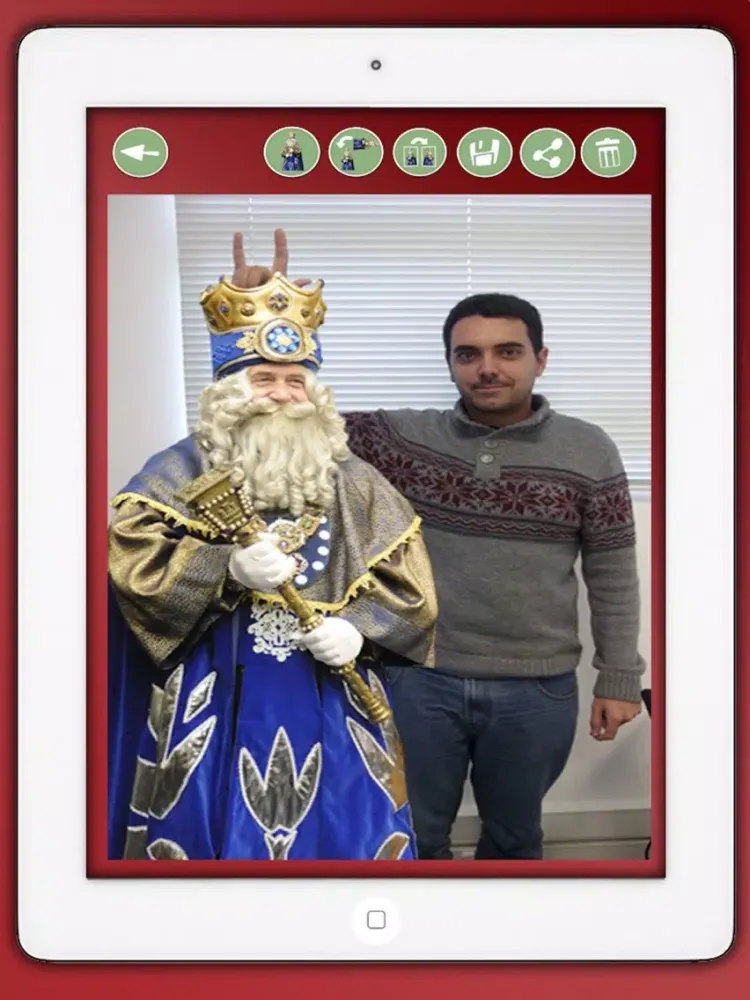 Capturas de pantalla de Your photo with the three wise men Premium iPad 