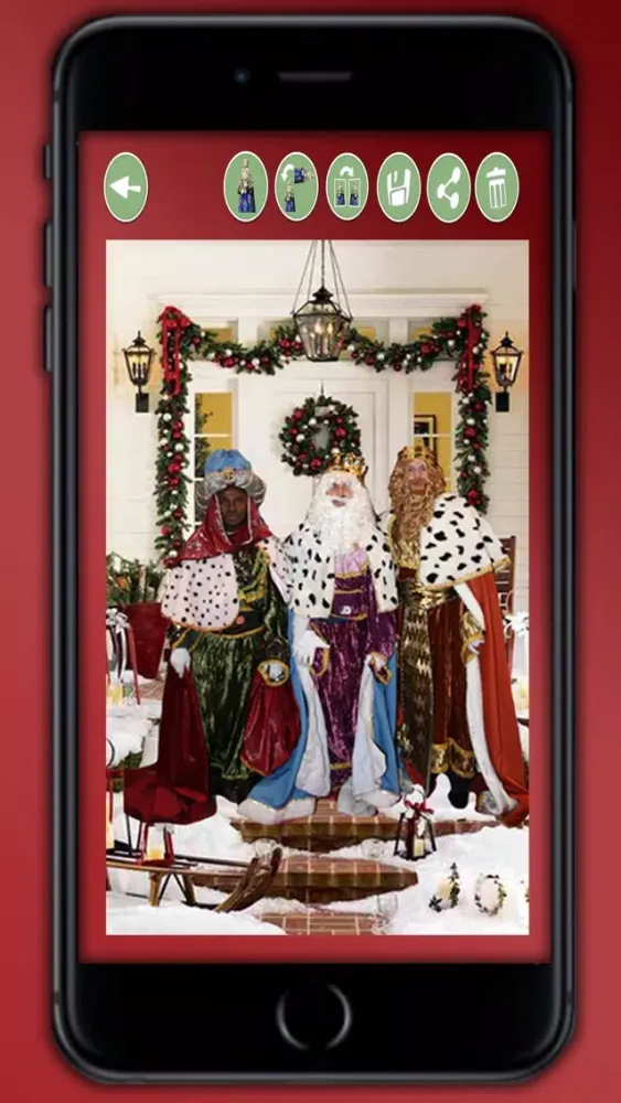 Capturas de pantalla de Your photo with the three wise men Premium