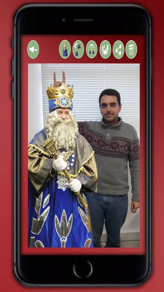 Capturas de pantalla de Your photo with the three wise men Premium