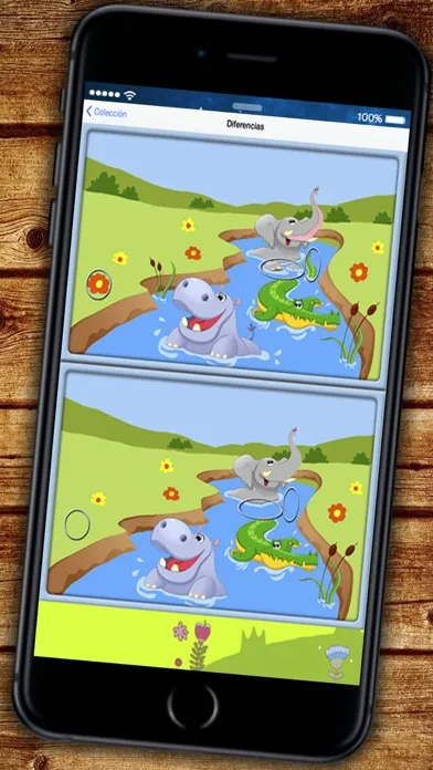 تصاویر Find the difference: learning game animals