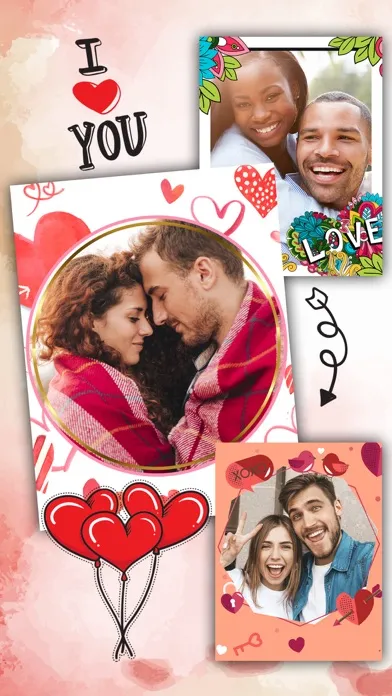 Ảnh chụp màn hình của Love frames for pictures
