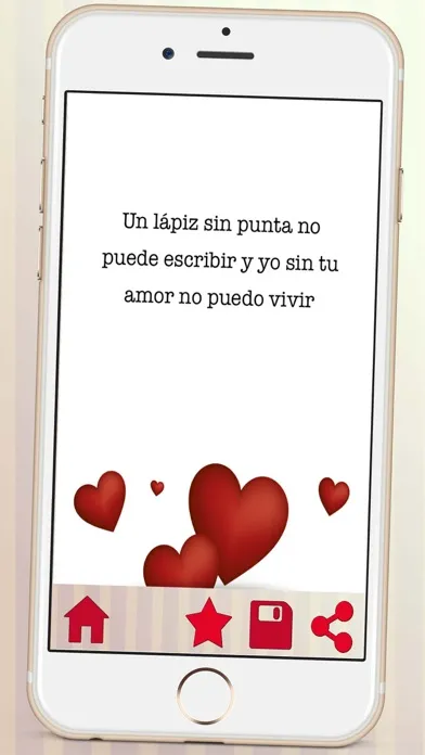 Images with words of love in Spanish应用截图