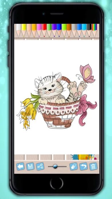 صور Cats coloring pages - drawings to paint and color kittens