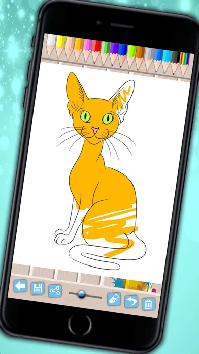 صور Cats coloring pages - drawings to paint and color kittens