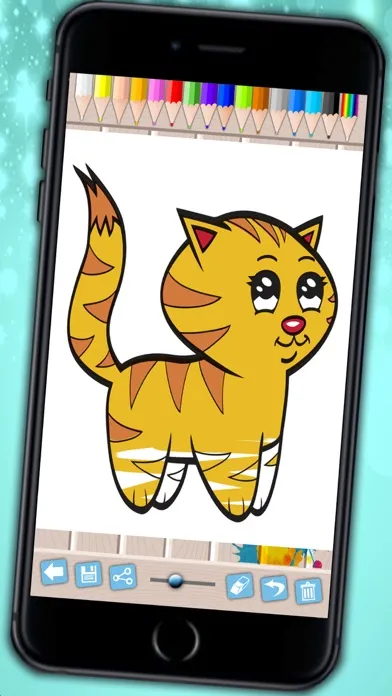 صور Cats coloring pages - drawings to paint and color kittens