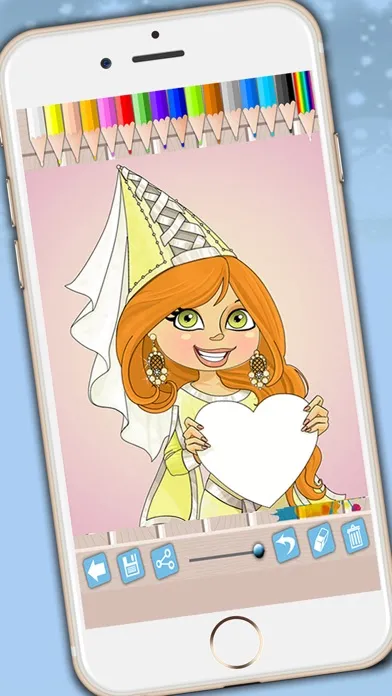 Screenshot di Princesses coloring book - Coloring pages fairy tale princesses for girls
