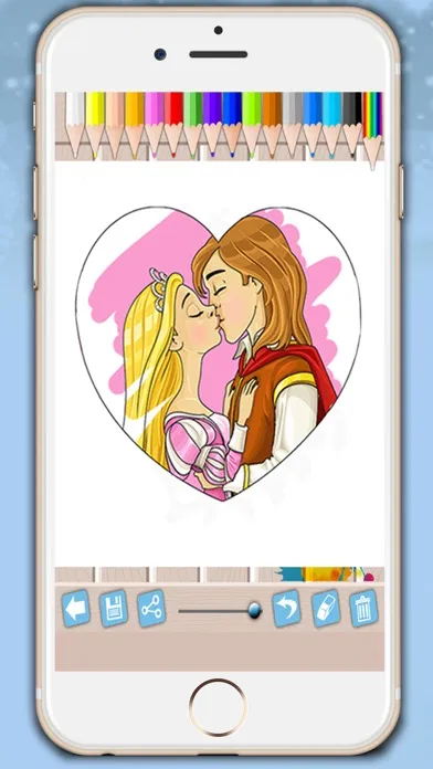 Screenshot di Princesses coloring book - Coloring pages fairy tale princesses for girls