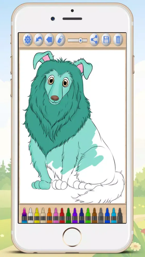 Drawings of dogs puppies Educational games children - Premium Screenshots