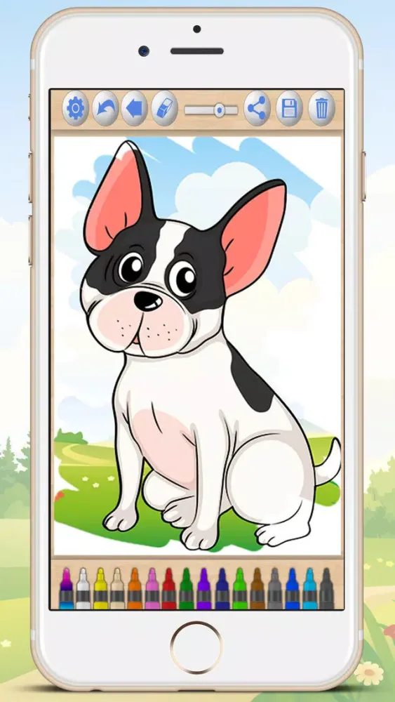 Drawings of dogs puppies Educational games children - Premium Screenshots