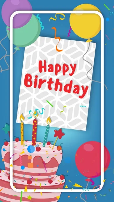 Ảnh chụp màn hình của Create birthday greeting cards