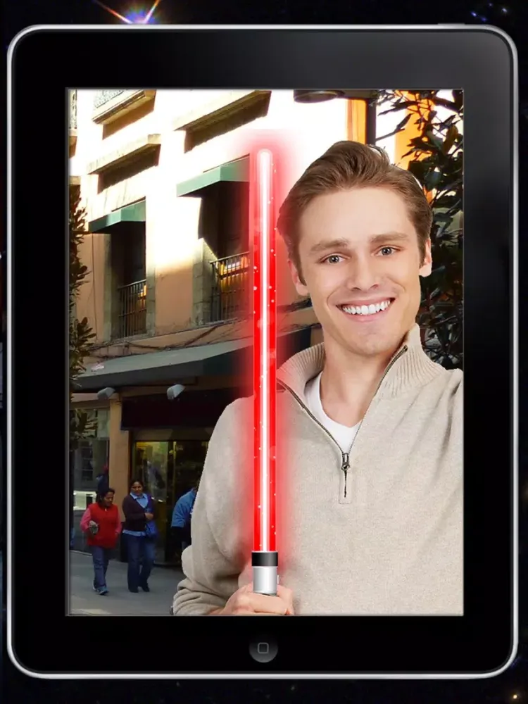 Lightsaber of galaxies - Simulator of laser swords iPad  Screenshots