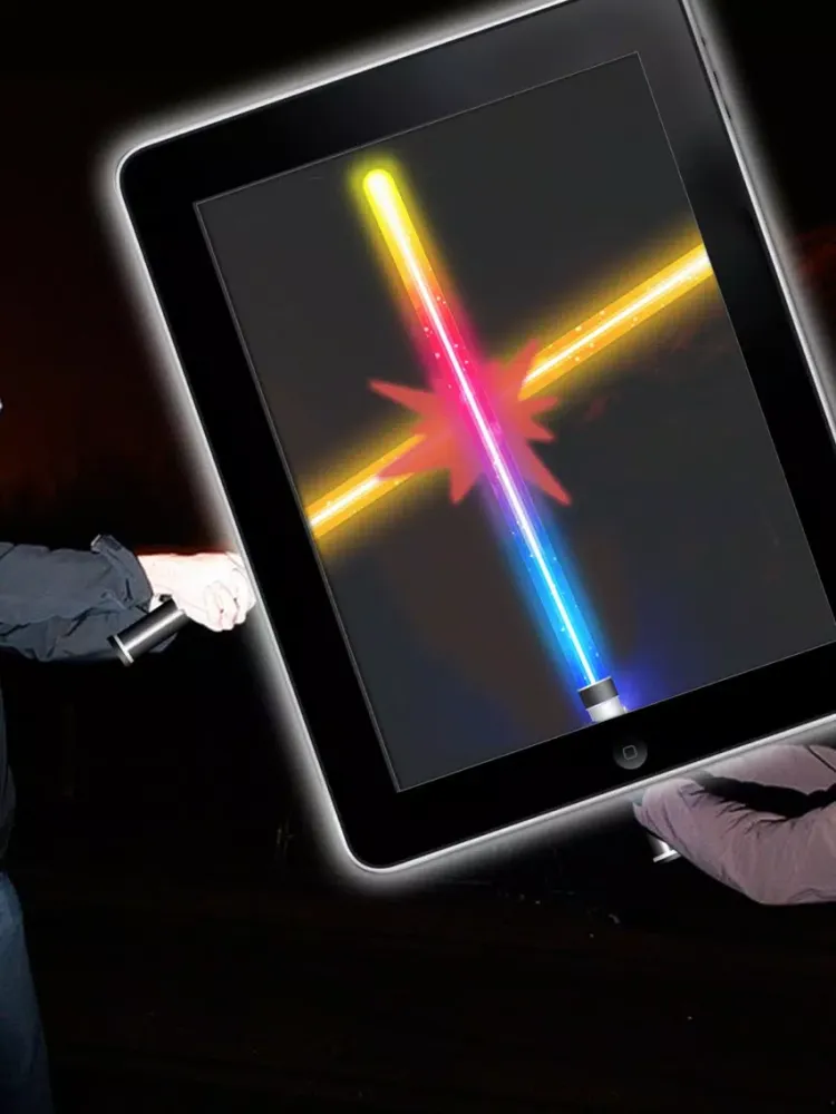Lightsaber of galaxies - Simulator of laser swords iPad  Screenshots