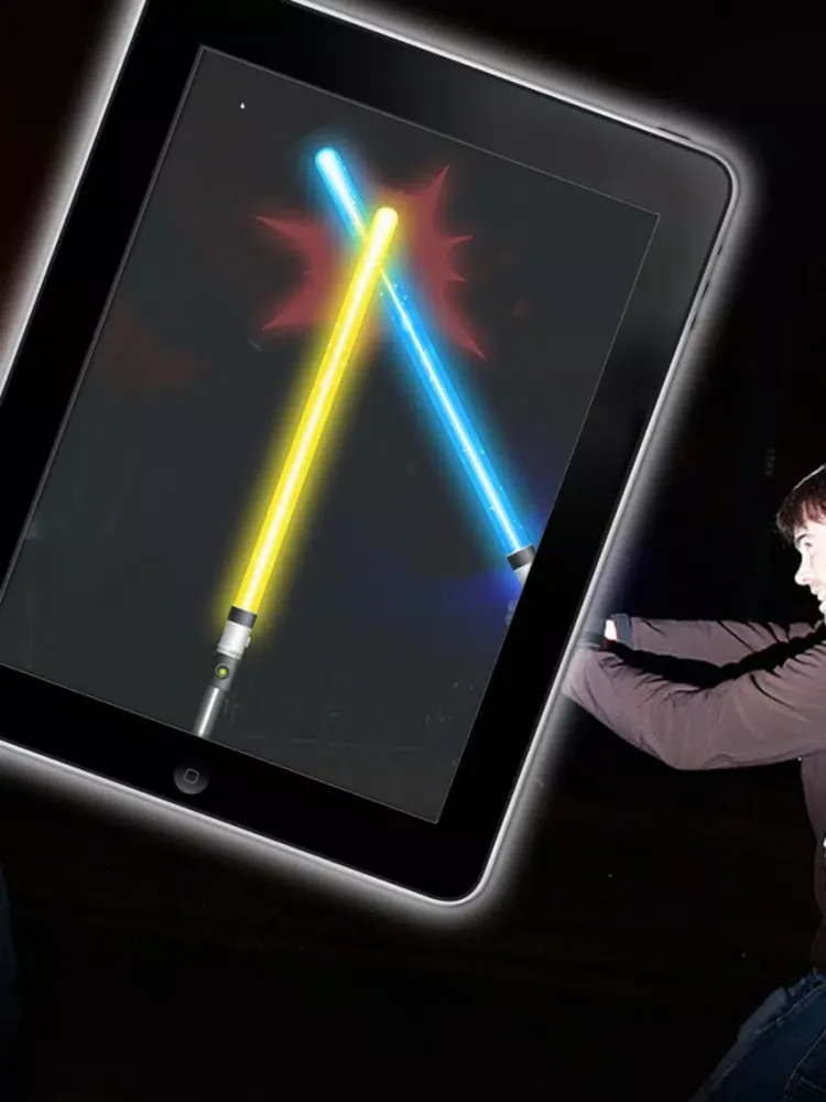 Lightsaber of galaxies - Simulator of laser swords iPad  Screenshots