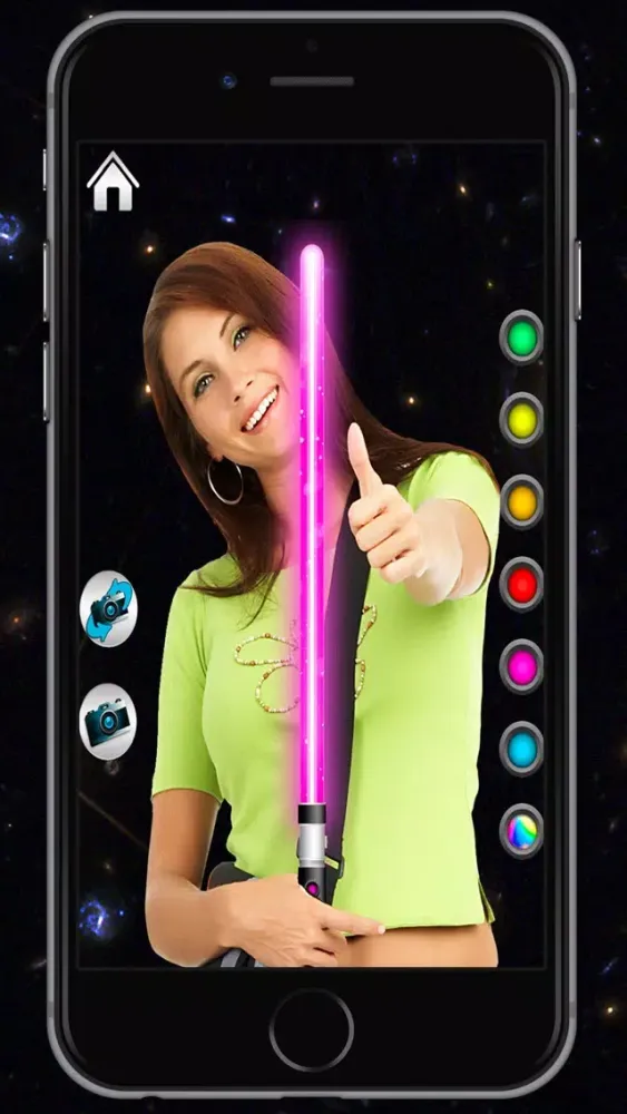 Lightsaber of galaxies - Simulator of laser swords Screenshots