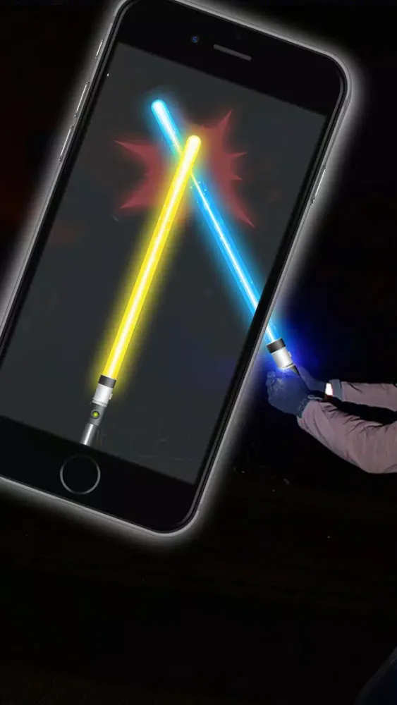 Lightsaber of galaxies - Simulator of laser swords Screenshots