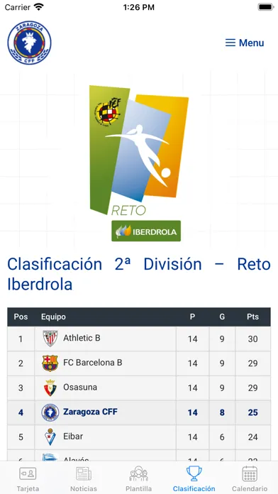 Tarjeta Abonado ZaragozaCFF Screenshots