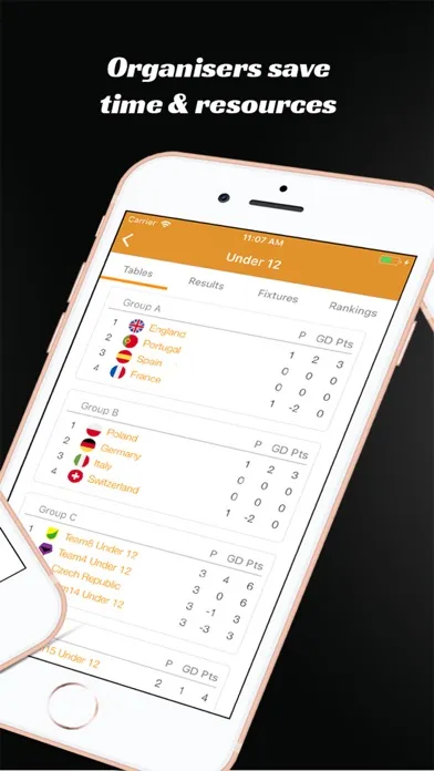 Competize Tournaments, Leagues Screenshots