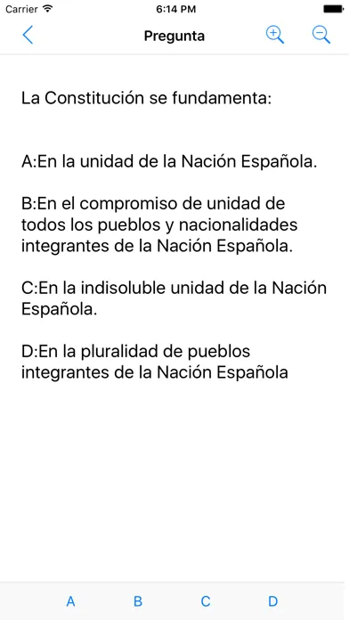 Constitución Española Tests স্ক্রিনশট