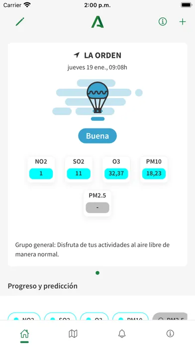 Calidad del Aire Andalucía स्क्रीनशॉट