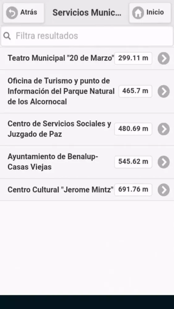 Capturas de pantalla de Guía de Benalup-Casas Viejas