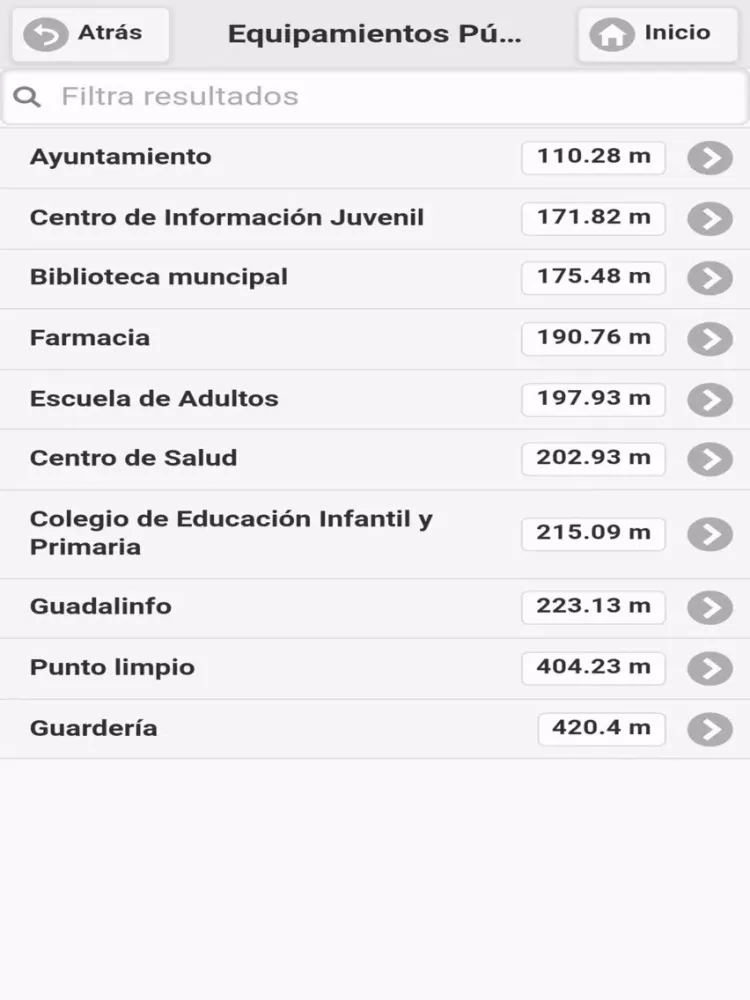 Ảnh chụp màn hình của Guía de Cuevas Bajas iPad 